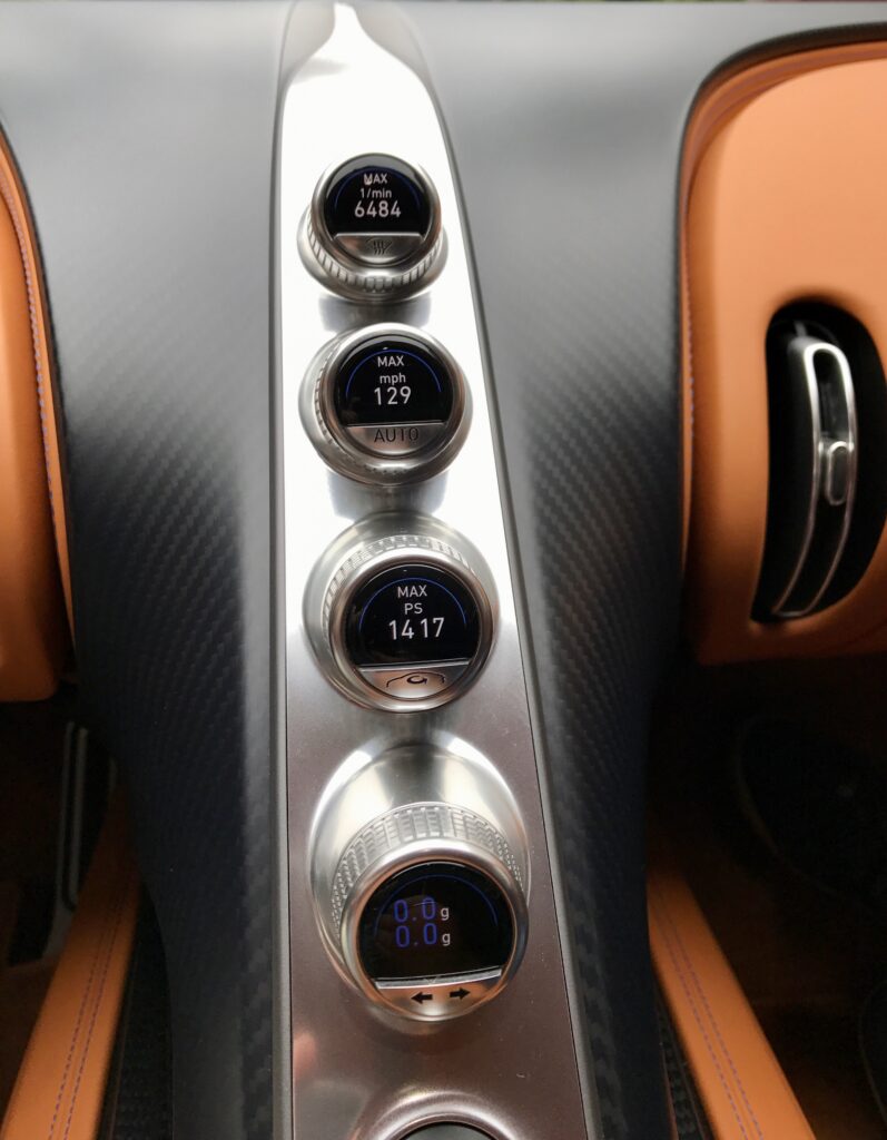 One of my runs. I used almost all the horsepower. The figure of 129 mph turned up in hardly more than one breath. 